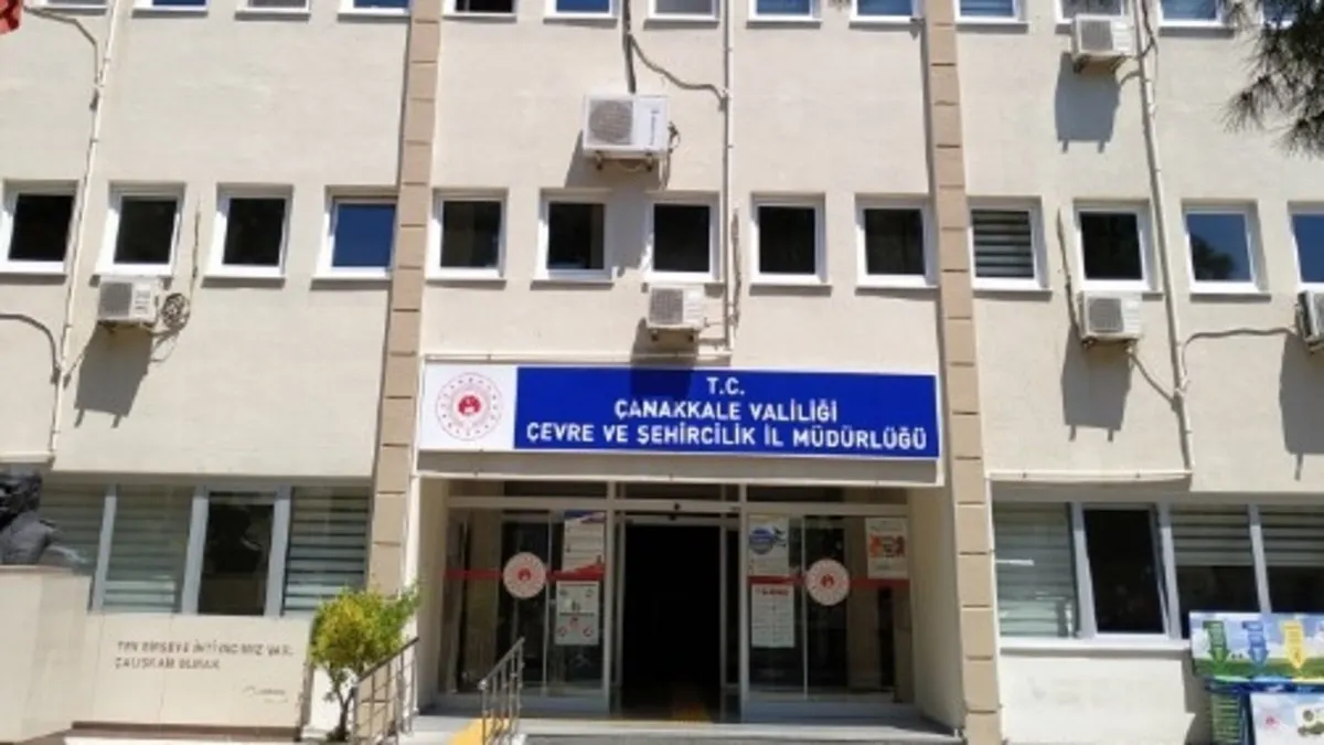 ÇANAKKALE ÇEVRE, ŞEHİRCİLİK VE İKLİM DEĞİŞİKLİĞİ İL MÜDÜRLÜĞÜ