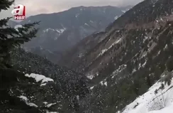 Zigana Dağı’nda kar yağışı etkili