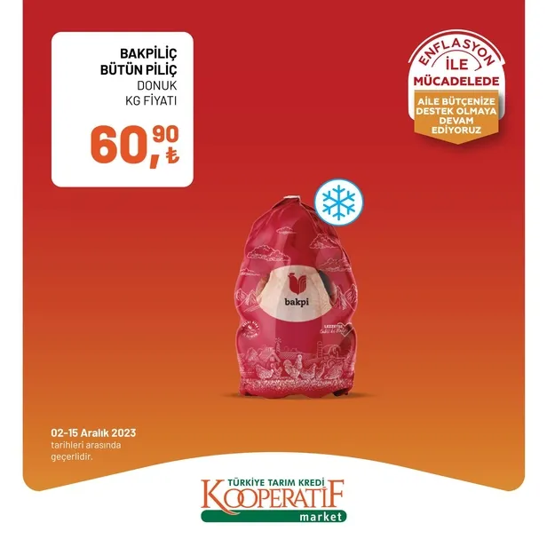 Tarım Kredi Market 11 Aralık indirim kataloğu çıktı! Dev rulo havlu, yumuşatıcı, çay, bütün piliç, tereyağı, tost peyniri, süt, beyaz peynir, pirinç ucuza satışta…