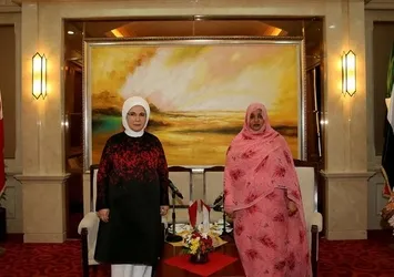 Emine Erdoğan'a Sudan'da "Kudüs teşekkürü"