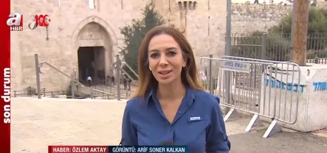 İsrail’den canlı yayında müdahale! İsrail askeri Kudüs’te canlı yayın yapılmasına engel oldu