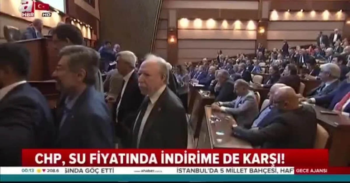 CHP, suda indirime karşı çıktı!