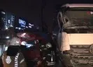 Beton mikseri karşı şeride geçip...