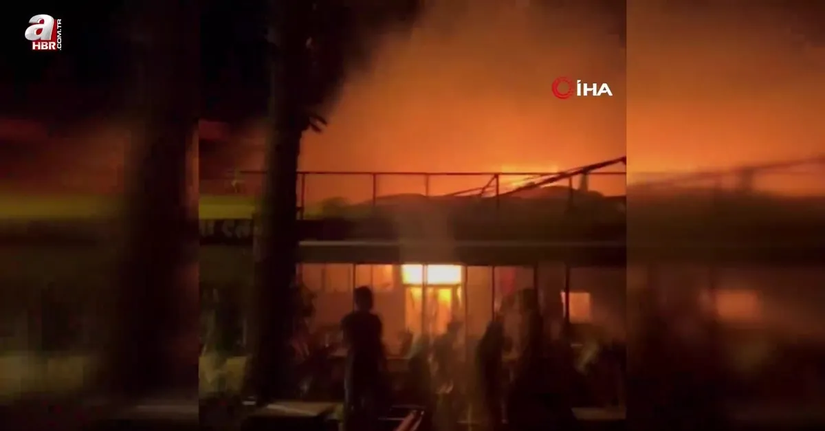 Muğla’da restoranda korkutan yangın