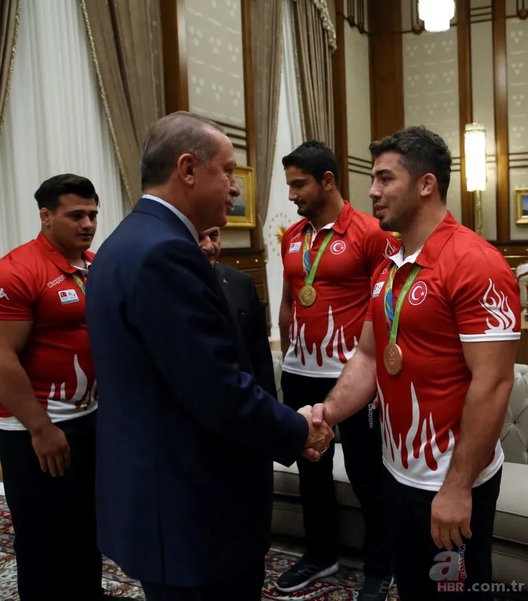 Erdoğan, Rio 2016 Olimpiyat Oyunlarında madalya kazanan Türk sporcuları kabul etti 5