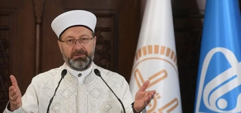 Diyanet İşleri Başkanı Erbaş'tan İzmir'deki cami provokasyonuna tepki: Bu suçu işleyenler inşallah en kısa zamanda bulunur