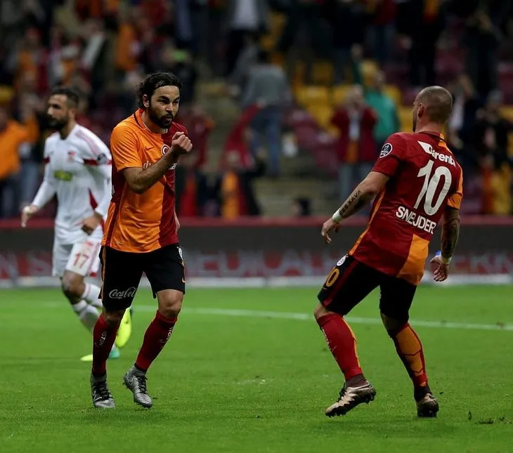 Galatasaray ikinci yarıya Sivasspor galibiyetiyle başladı