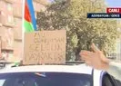 Son dakika: Azerbaycan’da Karabağ sevinci A Haber canlı yayınında! Dikkat çeken pankart: Milli kahraman Selçuk Bayraktar