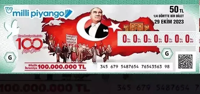 MİLLİ PİYANGO 29 EKİM 2023 ÇEKİLİŞİ CANLI İZLE! Cumhuriyet Bayramı MPİ çekiliş sonuçları sorgulama! 100 milyon TL ikramiye kazanan numaralar...