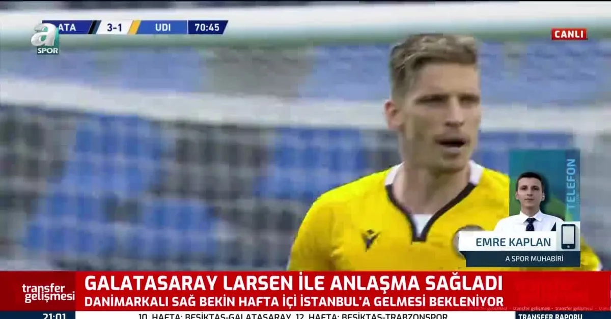Galatasaray'ın yeni transferini canlı yayında duyurdu! Jens Stryger Larsen ile anlaşma sağlandı