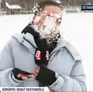 Canlı yayında renkli anlar