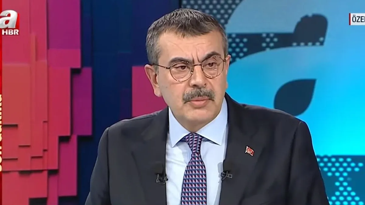 Milli Eğitim Bakanı Yusuf Tekin A Haber'de! İBB'nin "kreşler kapatılıyor" iddiası: Özel ve İmamoğlu yalan söylüyor
