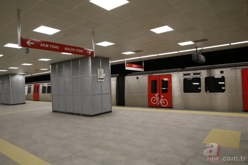 Ankara'ya yeni metro hattı! Ulaşımın kilit noktası olacak! Yarın açılıyor 7