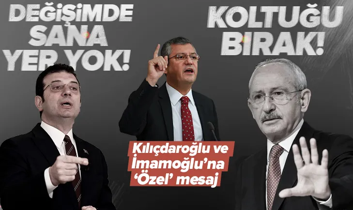 Kılıçdaroğlu ve İmamoğluna Özel mesaj