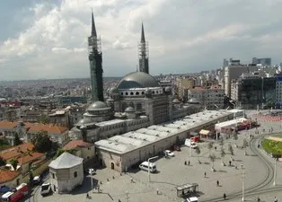 Taksim Camii'nin yüzde 90'ı bitti! Son hali böyle görüntülendi