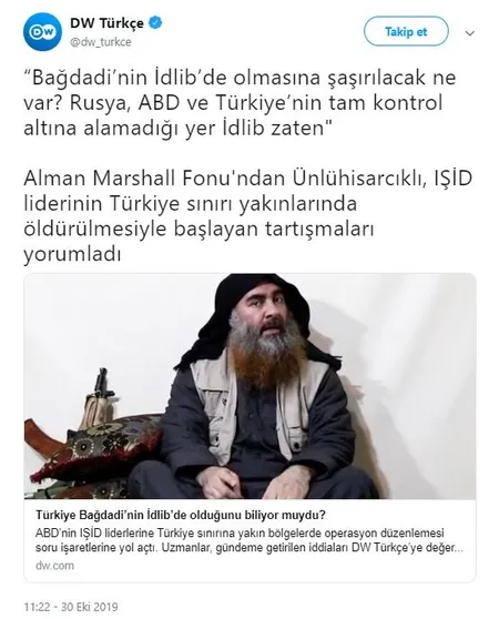 DW Türkçe’den kirli operasyon! DEAŞ’ı Türkiye ile ilişkilendirme gayretine giriştiler!