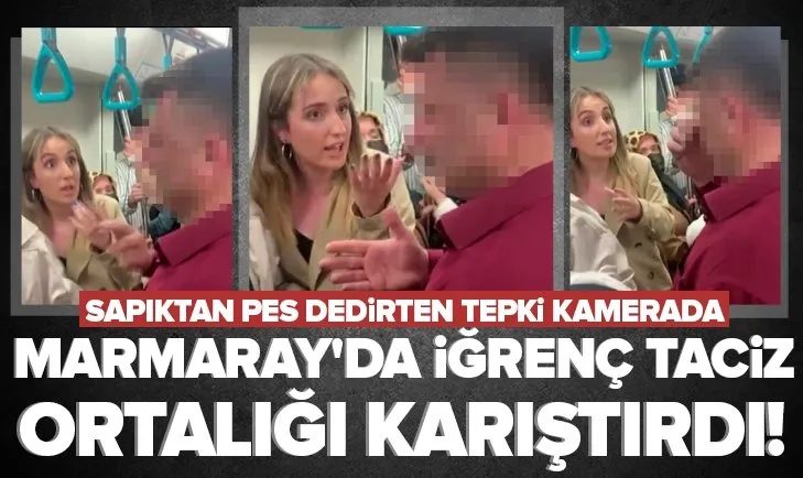 Marmaray’da tansiyonlar yükseldi! Genç kadına iğrenç taciz... Kadınlar öfke kustu: Sil o fotoğrafı, terbiyesiz