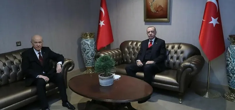 Son dakika: Başkan Erdoğan MHP lideri Devlet Bahçeli ile görüştü