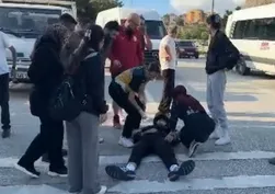 Kontrolden çıkan motosiklet devrildi! 1 yaralı