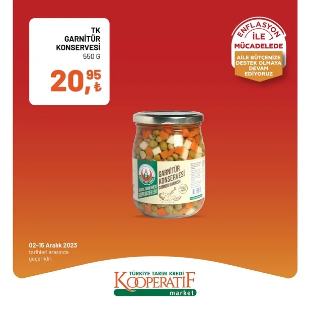 Tarım Kredi Market 11 Aralık indirim kataloğu çıktı! Dev rulo havlu, yumuşatıcı, çay, bütün piliç, tereyağı, tost peyniri, süt, beyaz peynir, pirinç ucuza satışta…