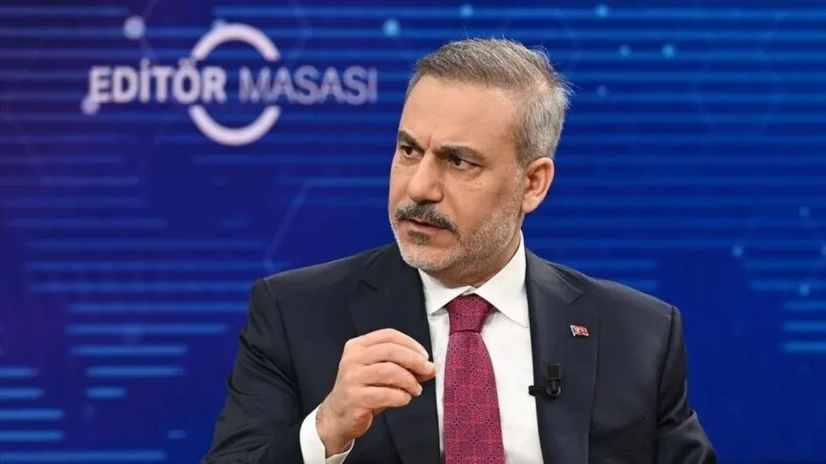 Bakan Fidan'dan önemli açıklamalar