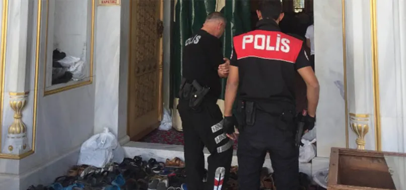 Camide şüpheli şahıs alarmı