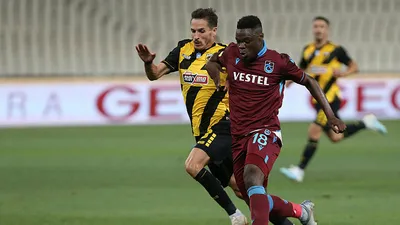Trabzonspor AEK karşısında...