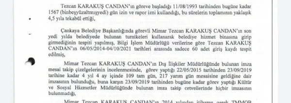 Mimarlar Odası Başkanı Tezcan Karakuş Candan Çankaya Belediyesi’ni banka gibi kullanmış! 60 günde 3.7 milyonu kaptı