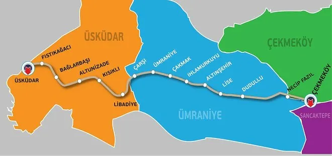Üsküdar-Ümraniye metrosu Cumhurbaşkanı Erdoğan’ın katılımıyla açılıyor