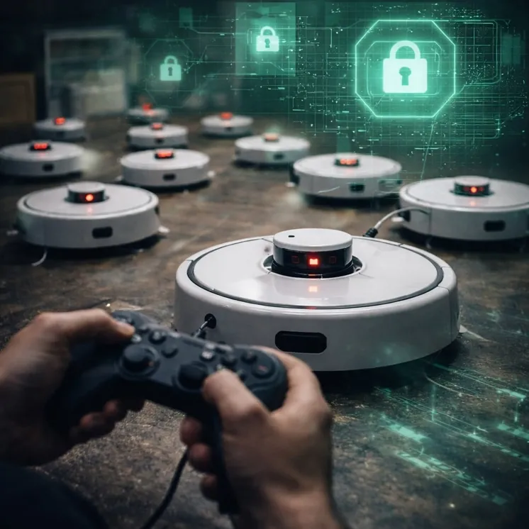 Robot süpürgeleri ele geçirdi, 7 bin eve canlı bağlandı