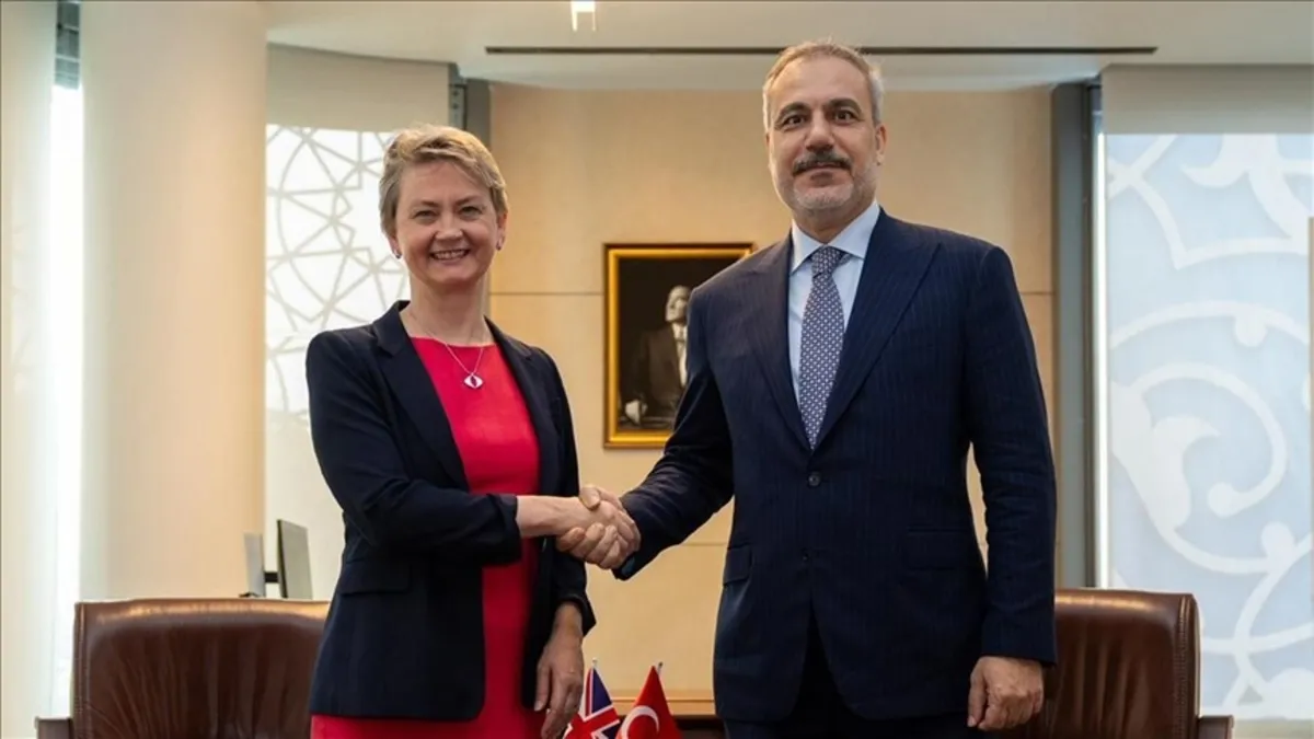 Bakan Fidan İngiliz mevkidaşı ile görüştü