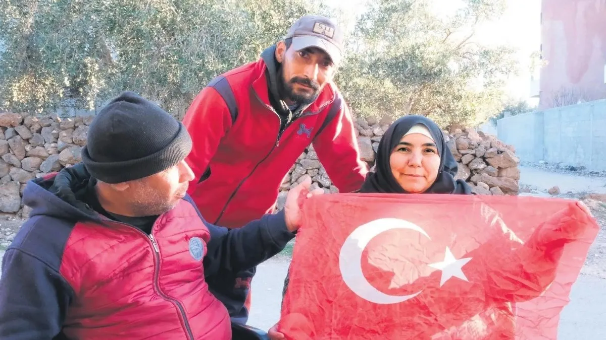 Esad zulmünden kurtulan Türkmenlerden Türkiye'ye büyük teşekkür