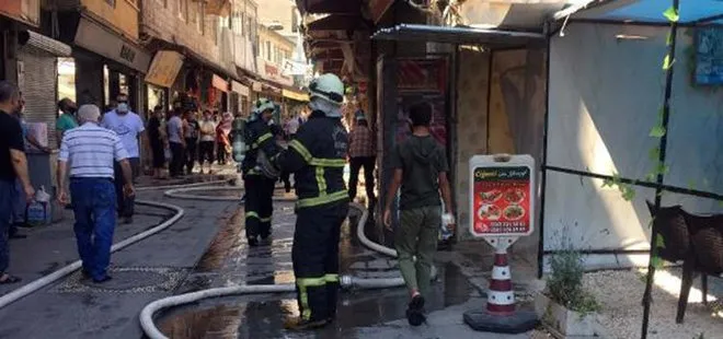 Gaziantep’te metruk binada yangın