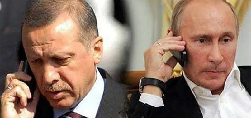 Erdoğan, Putin ile Halep'i görüştü