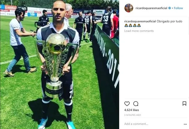 Quaresma takımdan ayrılıyor mu? İşte o paylaşım - 1