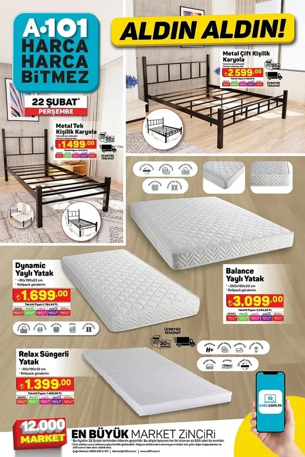 23 Şubat A101 aktüel ürünler kataloğu yayında! A101’e yarın Toshıba smart TV, SEG ankastre set, Kiwi koltuk ve halı yıkama makinesi…