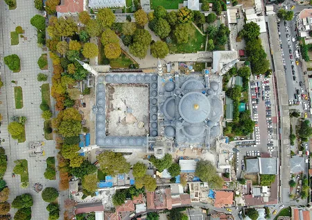 Sultanahmet Camii'nde hummalı çalışma! Sona gelindi! İşte son görüntüler