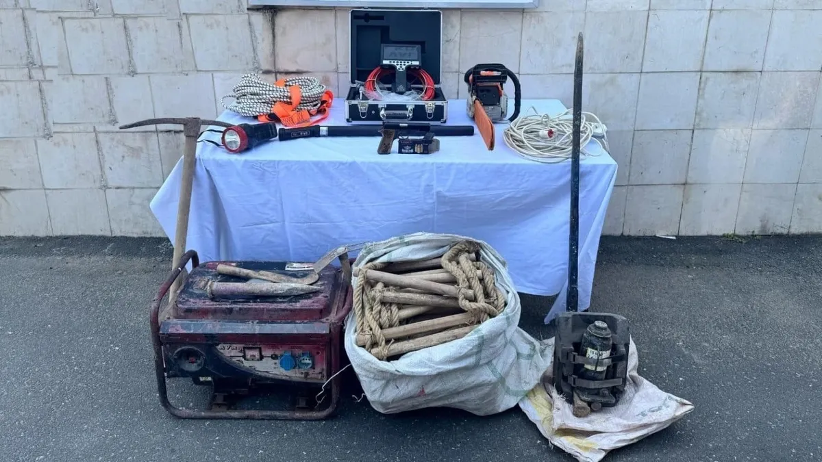 Kaçak kazıya suçüstü operasyon: 4 şüpheli yakalandı