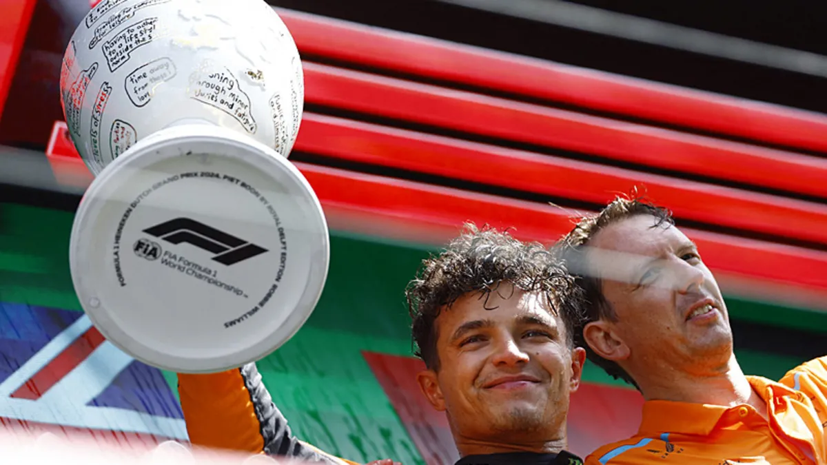 Formula 1 Hollanda Grand Prix'sini Lando Norris kazandı