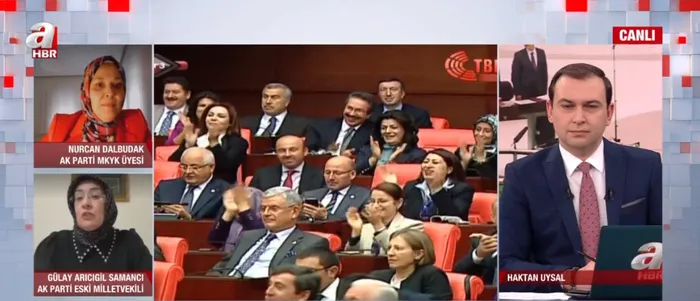Kamuda başörtüsü özgürlüğünün 8. yılı! TBMM’ye başörtüyle giren vekiller A Haber’de - 3