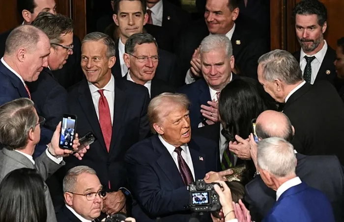 trumptan-ilk-ulusa-seslenis-hangi-mesajlari-verecek-1741145850586.jpg Foto: AFP