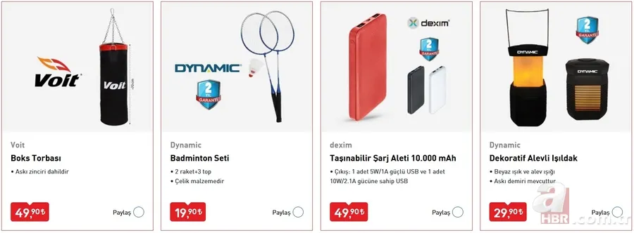 BİM'den plaj ürünleri sürprizi! 12 Haziran 2020 BİM aktüel ürünler kataloğunda neler var? 10