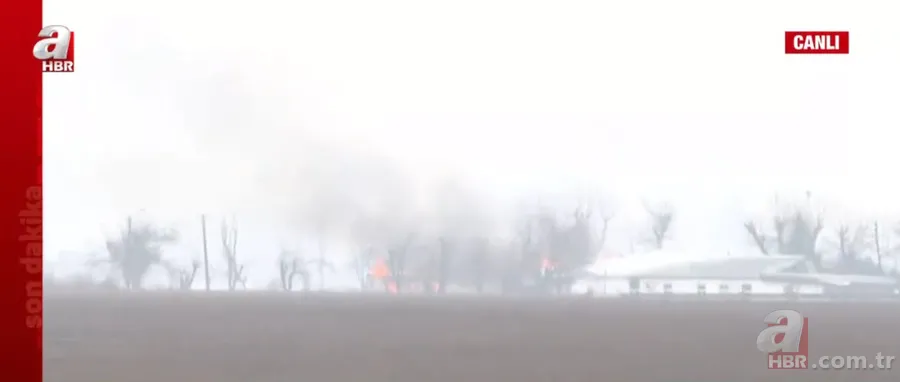 A Haber Ukrayna'da! İşte vurulan radar üssü 9