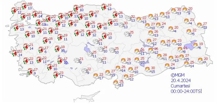 HAVA DURUMU | Meteorolojiden kuvvetli yağış alarmı! Harita yayınlandı: 3 gün sürecek | İstanbul’a bir uyarı da AKOM’dan