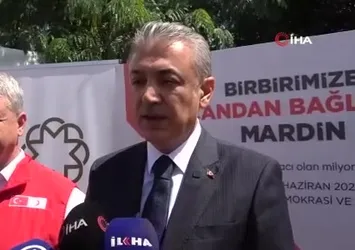 Mardin'de kan bağışı kampanyası başladı