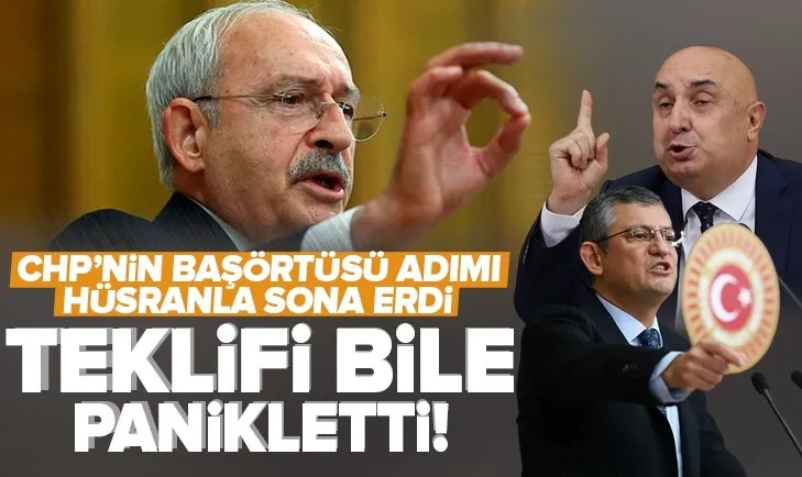 CHP’nin başörtüsü adımı hüsranla sona erdi! Oy için yapılan hamle partide panik yarattı