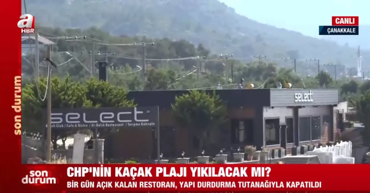 Son dakika: CHP’nin kaçak plajı yıkılacak mı?