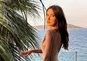 Gözde Gürkan tatil sezonunu açtı