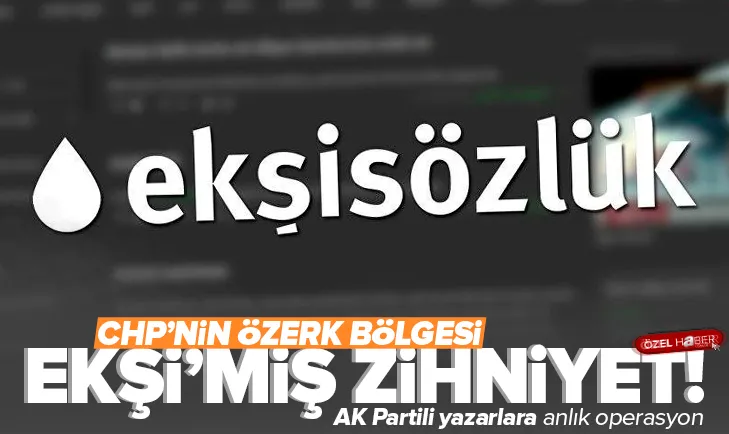 CHP’nin özerk bölgesi: Ekşi Sözlük