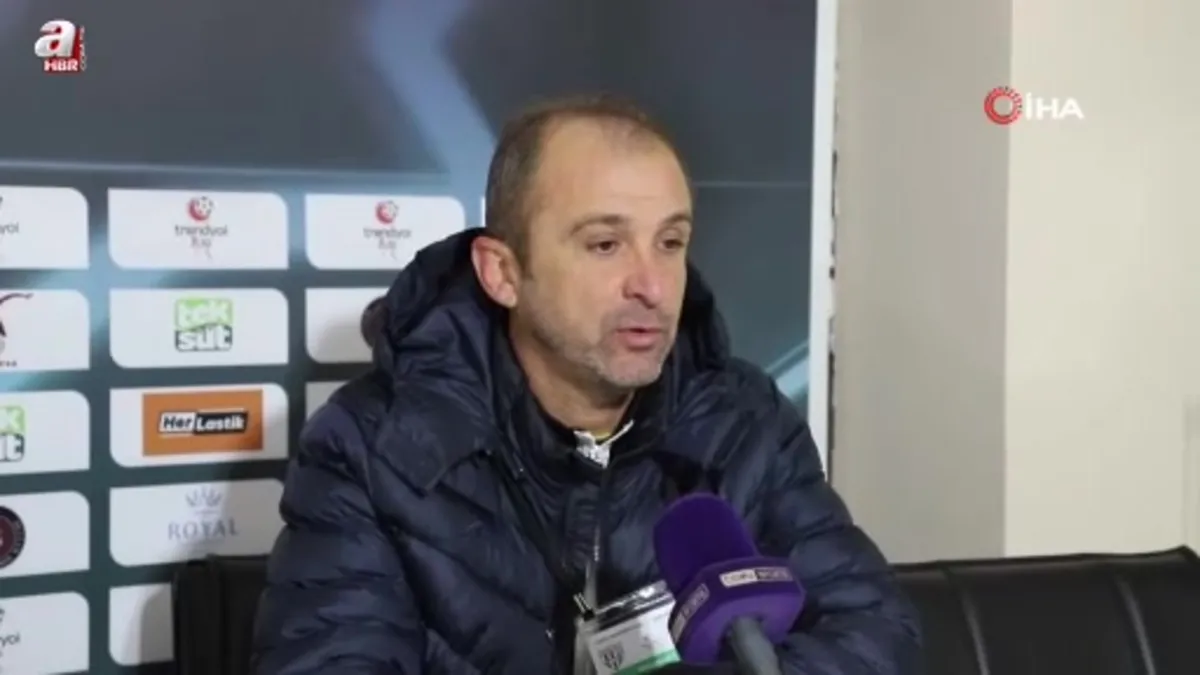 Trendyol 1. Lig'in 23. haftasında Bandırmaspor - Şanlıurfaspor maçının ardından